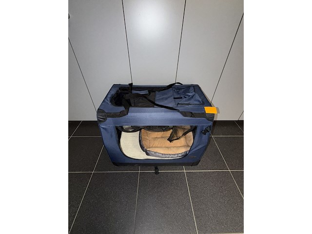Opvouwbare stoffen hondenbench - afbeelding 1 van  3