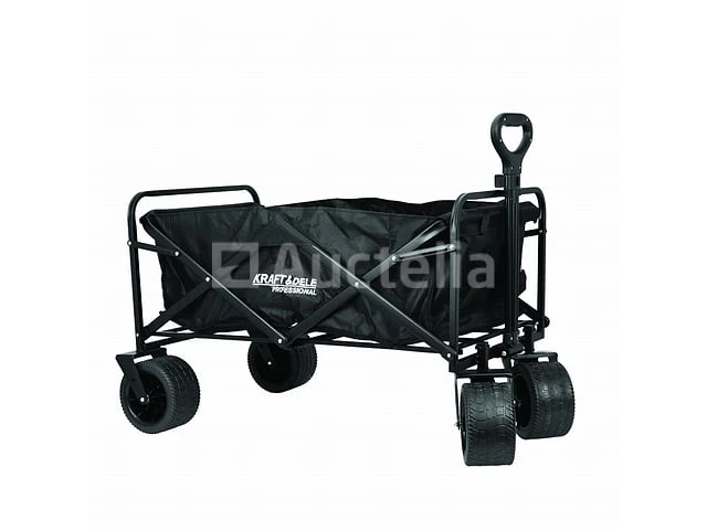 Opvouwbare transporttrolley 160l kraft&dele - afbeelding 1 van  5