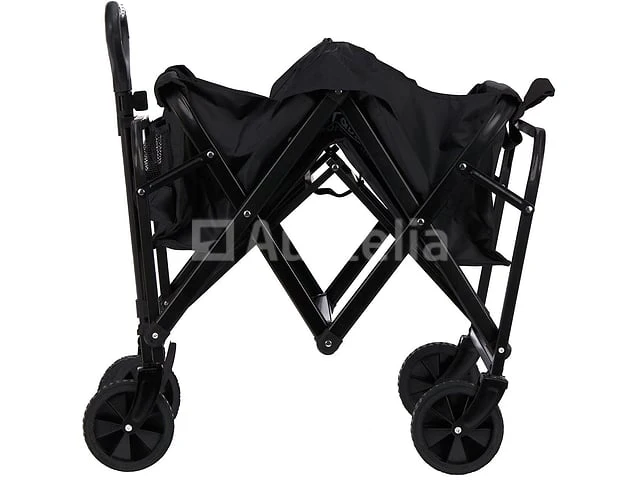 Opvouwbare transporttrolley 90l kraft&dele - afbeelding 3 van  5
