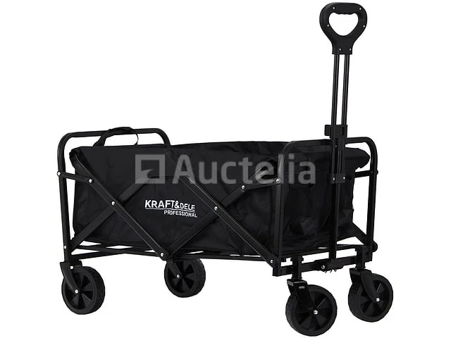 Opvouwbare transporttrolley 90l kraft&dele - afbeelding 5 van  5