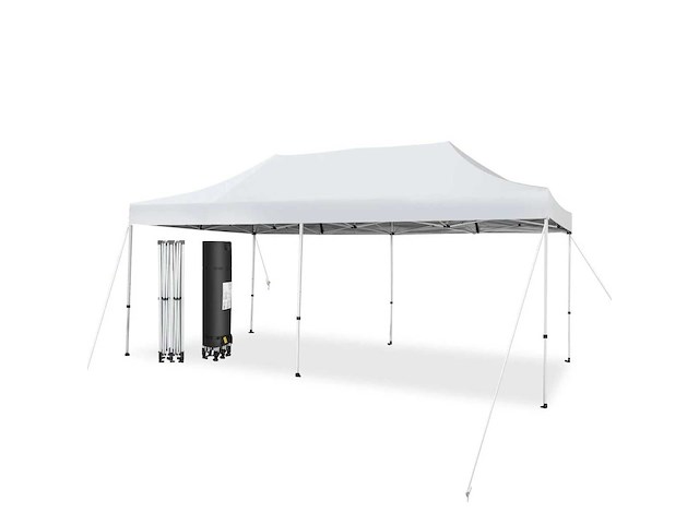 Opvouwbare tuintent met verstelbare hoogte van 6 m x 3 m - afbeelding 2 van  3