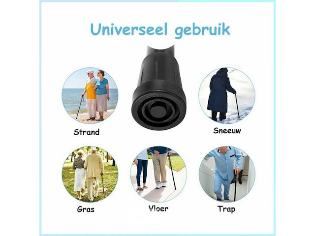 Opvouwbare wandelstok - afbeelding 4 van  6