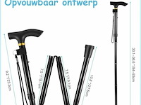 Opvouwbare wandelstok - afbeelding 3 van  6