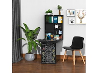 Opvouwbare wandtafel vouwtafel omvouwbare tafel, omvouwbare bureautafel, computertafel - afbeelding 1 van  5