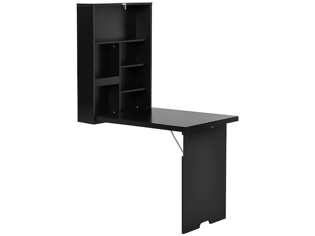 Opvouwbare wandtafel vouwtafel omvouwbare tafel, omvouwbare bureautafel, computertafel - afbeelding 2 van  5