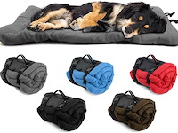 Opvouwbare waterafstotende hondenmatras blauw - afbeelding 1 van  1