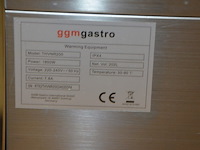 Opzet warmhoudkast 2 glazen schuifdeuren ggm gastro thvnr200 afm. 1,20m lang - afbeelding 3 van  10