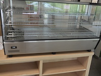 Opzet warmhoudkast 2 glazen schuifdeuren ggm gastro thvnr200 afm. 1,20m lang - afbeelding 5 van  10