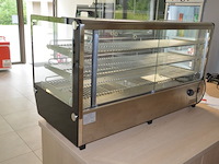 Opzet warmhoudkast 2 glazen schuifdeuren ggm gastro thvnr200 afm. 1,20m lang - afbeelding 8 van  10