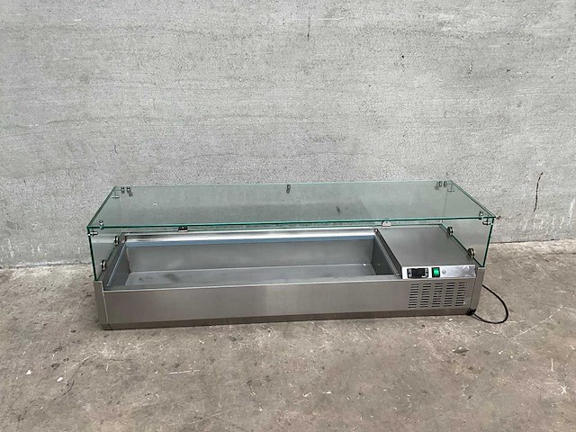 Opzetkoelvitrine met glasopbouw - afbeelding 2 van  4