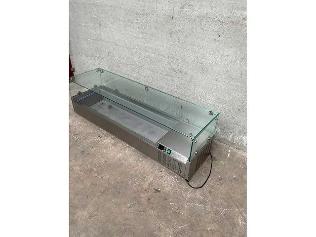 Opzetkoelvitrine met glasopbouw - afbeelding 3 van  4