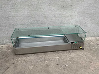 Opzetkoelvitrine met glasopbouw - afbeelding 2 van  3