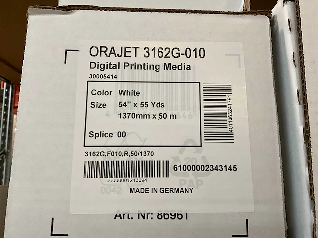 Orafol orajet 3162m-010 digital printing media (4x) - afbeelding 1 van  3