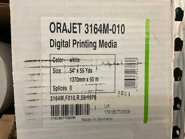 Orafol orajet 3164m-010 digital printing media (4x) - afbeelding 1 van  4