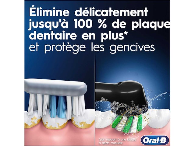 Oral-b pro 3 3900 elektrische tandenborstels, 2-pack - afbeelding 2 van  5