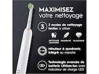 Oral-b pro 3 3900 elektrische tandenborstels, 2-pack - afbeelding 4 van  5
