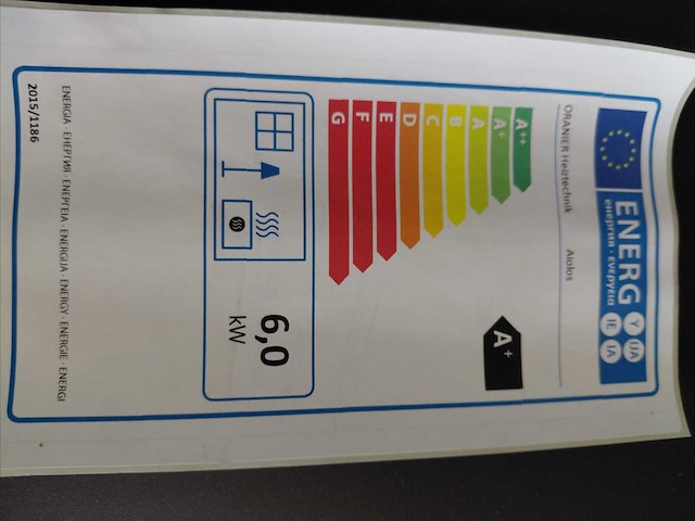 Oranier aiolos houtkachel. - afbeelding 4 van  5