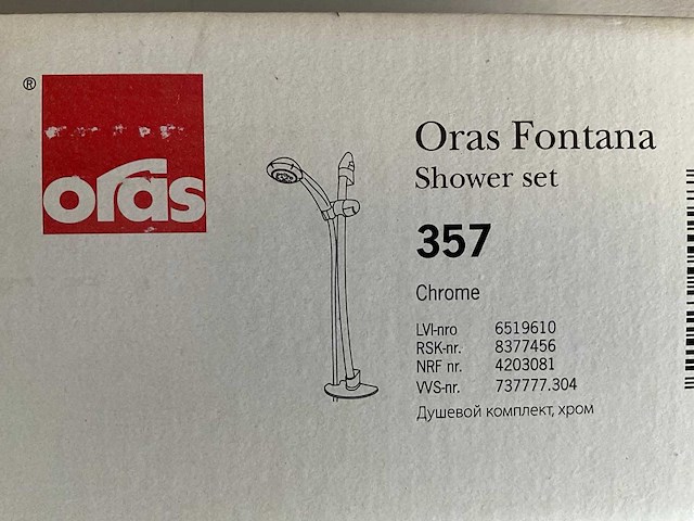 Oras natura 500 doucheset (4x) - afbeelding 2 van  4