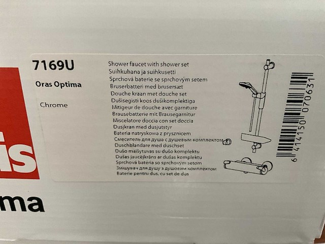 Oras optima 7169u doucheset (7x) - afbeelding 3 van  3