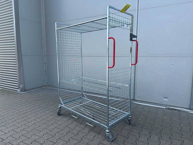 Orderpickwagen wanzl 1300x620x1820mm 4st - afbeelding 1 van  1
