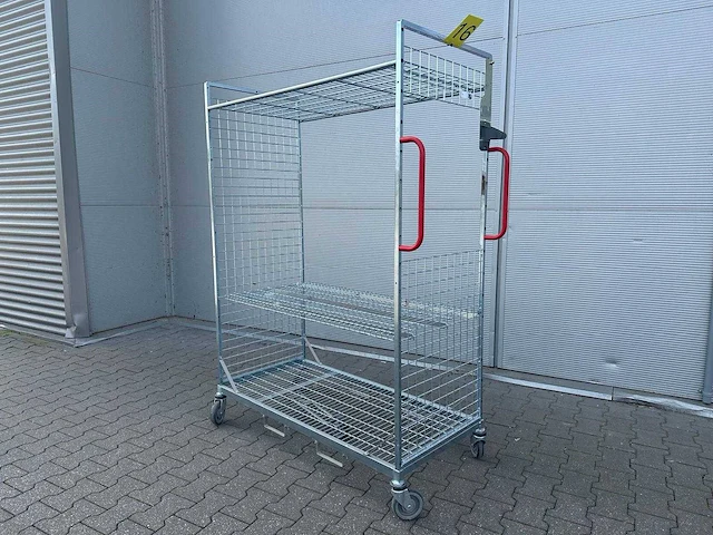 Orderpickwagen wanzl 1300x620x1820mm 4st - afbeelding 1 van  1
