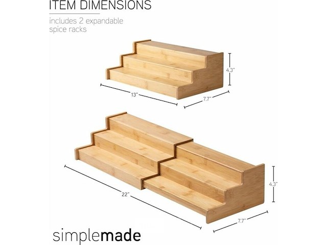 Organiser bamboo - afbeelding 3 van  3