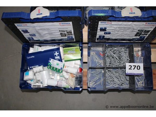 Organizers - berner - diverse bevestigingsmaterialen ehbo-set - quickfix - diverse producten - afbeelding 4 van  4