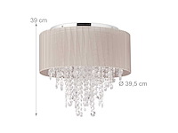 Organza kristallen plafondlamp - afbeelding 4 van  6