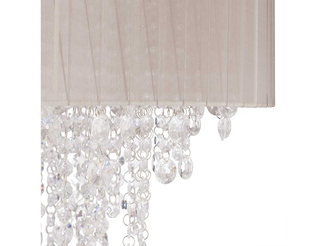 Organza kristallen plafondlamp - afbeelding 5 van  6