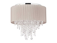 Organza kristallen plafondlamp - afbeelding 2 van  6