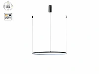 Orien design hanglamp sandy black 80cm 40w led cct 3 kleur & 3 stappen dimmen(1x) - afbeelding 4 van  10