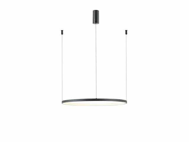 Orien design hanglamp sandy black 80cm 40w led cct 3 kleur & 3 stappen dimmen(2x) - afbeelding 3 van  10
