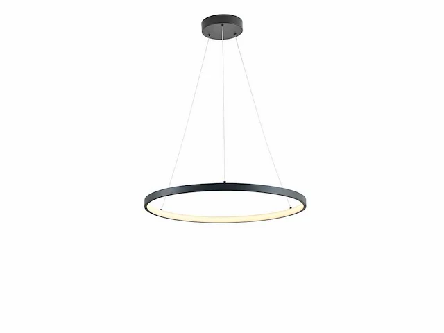 Orien design hanglamp zand zwart 60cm 28w led cct 3 kleur & 3 stappen dimmen(2x) - afbeelding 3 van  9