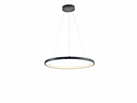 Orien design hanglamp zand zwart 60cm 28w led cct 3 kleur & 3 stappen dimmen(2x) - afbeelding 3 van  9