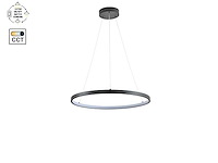 Orien zand zwart hanglamp 60cm 28w led cct 3 kleur & 3 stappen dimmen(1x) - afbeelding 5 van  9