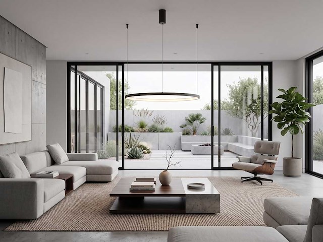 Orien zand zwart hanglamp 80cm 40w led cct 3 kleur & 3 stappen dimmen(1x) - afbeelding 6 van  10