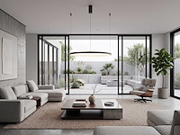 Orien zand zwart hanglamp 80cm 40w led cct 3 kleur & 3 stappen dimmen(1x) - afbeelding 6 van  10