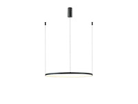 Orien zand zwart hanglamp 80cm 40w led cct 3 kleur & 3 stappen dimmen(1x) - afbeelding 2 van  5