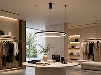 Orien zand zwart hanglamp 80cm 40w led cct 3 kleur & 3 stappen dimmen(1x) - afbeelding 5 van  5