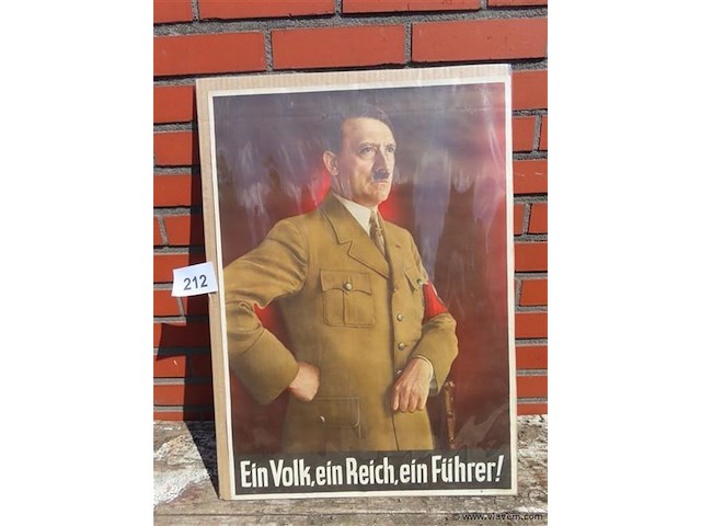 Originele affiche hitler - afbeelding 1 van  4