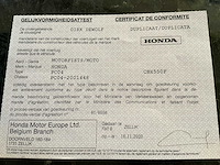 Originele honda cbx 550 f,oldtimer motor - afbeelding 1 van  13