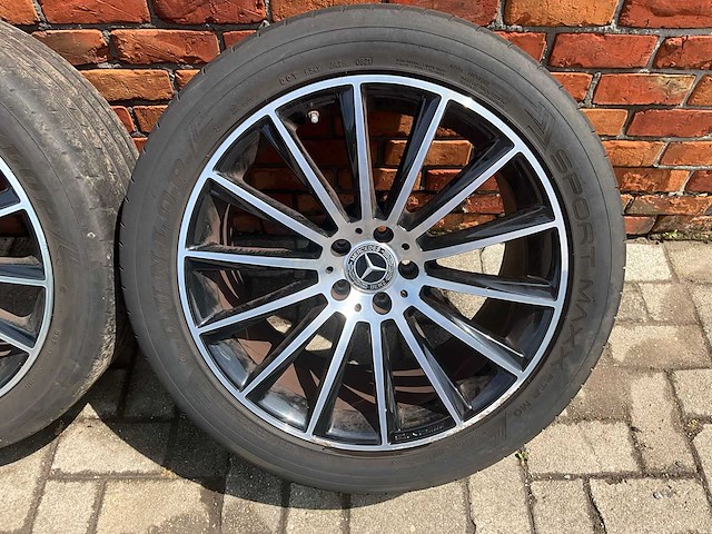 Originele mercedes-amg 20 inch velgenset met dunlop sp sport maxx banden (4x) - afbeelding 2 van  12