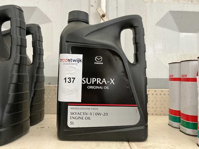 Originele olie supra x voor mazda,inhoud 5 liter - afbeelding 1 van  1