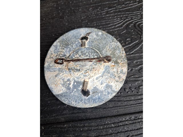 Originele opspeld medaille geen namaak. - afbeelding 2 van  2