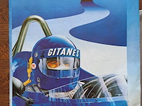 Originele poster francorchamps uit, 1985