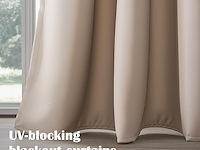 Orinova beige verduisterende gordijne (140x183 cm) - afbeelding 6 van  6