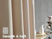 Orinova beige verduisterende gordijne (140x183 cm) - afbeelding 3 van  6