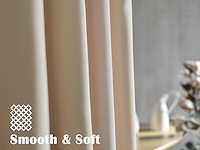 Orinova beige verduisterende gordijnen (140x160 cm) - afbeelding 3 van  6