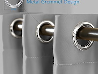 Orinova grijze verduisterende gordijnen (107x213 cm) - afbeelding 5 van  5