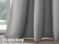 Orinova grijze verduisterende gordijnen (107x213 cm) - afbeelding 4 van  5